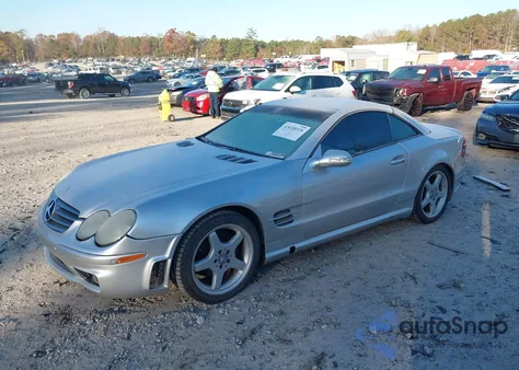 2003 Mercedes-Benz Sl 500 из США, поврежденный, VIN WDBSK75F83F024443